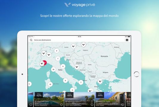 download applicazione voyage privé